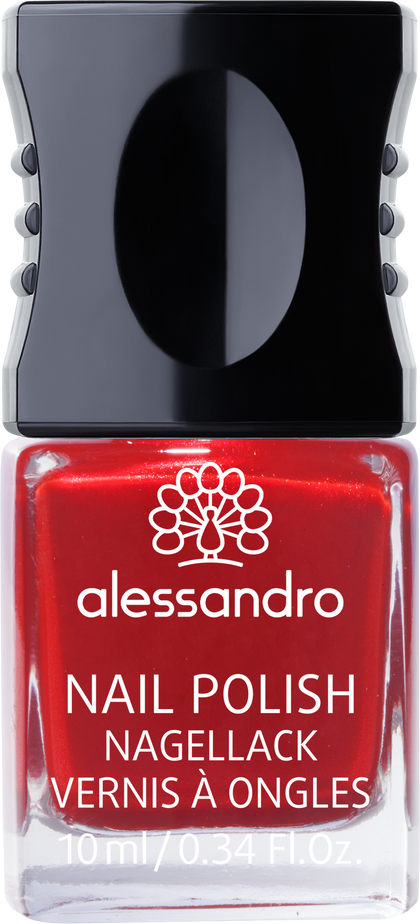 طلاء أظافر-لون شعلة نار