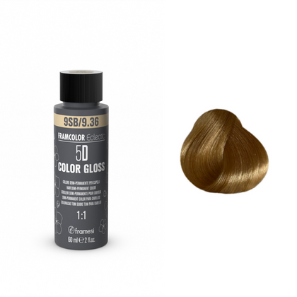 فرامكلور اكليكتيك خالي من الامونيا خماسي الأبعاد ملمع  لون  أشقر رملي فاتح جدًا  9SB/9.36 – 60 مل