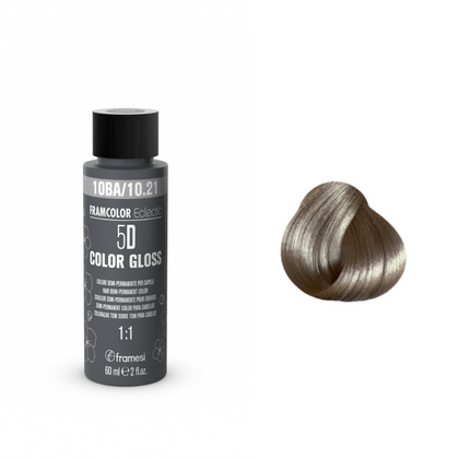 فرامكلور اكليكتيك خالي من الامونيا خماسي الأبعاد ملمع لون أشقر بلاتيني رمادي 10BA/10.21 – 60 مل