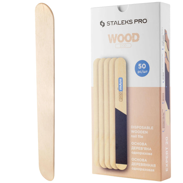 Disposable Wooden Nail File Straight Base Expert 20 – 1PC
