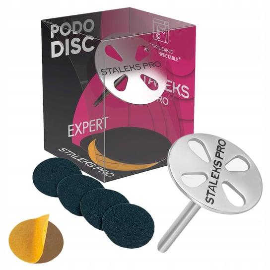 قرص باديكير احترافي طويل PODODISC L EXPERT مع لاصقات مبرد للاستخدام مرة واحدة بدرجة خشونة 180 (25 مم) – 5 قطع