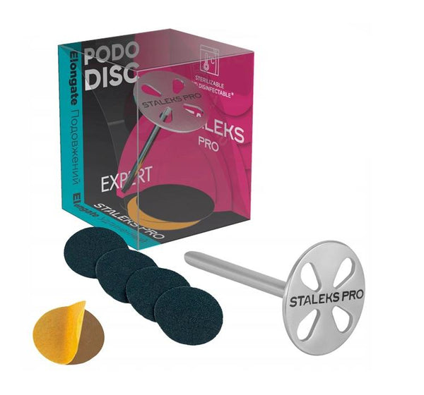 Elongated Pedicure Disc PODODISC M EXPERT with Disposable Files 180 Grit (20 mm, 5 PCS)