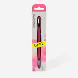 Manicure Pusher Gummy with Silicone Handle UNIQ 10 TYPE 3 (Rounded Narrow Pusher & Cleaner)