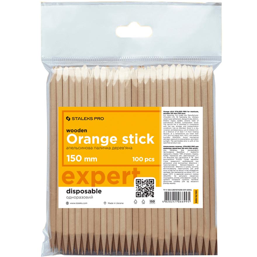 Orange Stick For Manicure Wooden 150mm 1Pack (100pc)