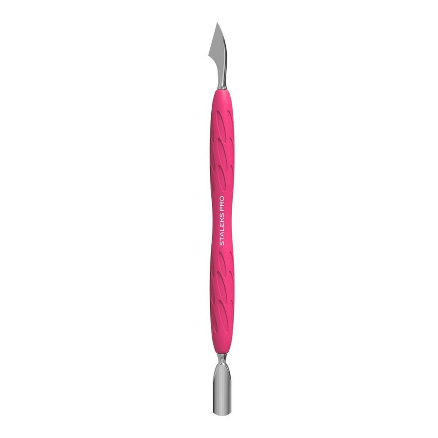 Manicure Pusher Gummy with Silicone Handle UNIQ 10 TYPE 3 (Rounded Narrow Pusher & Cleaner)