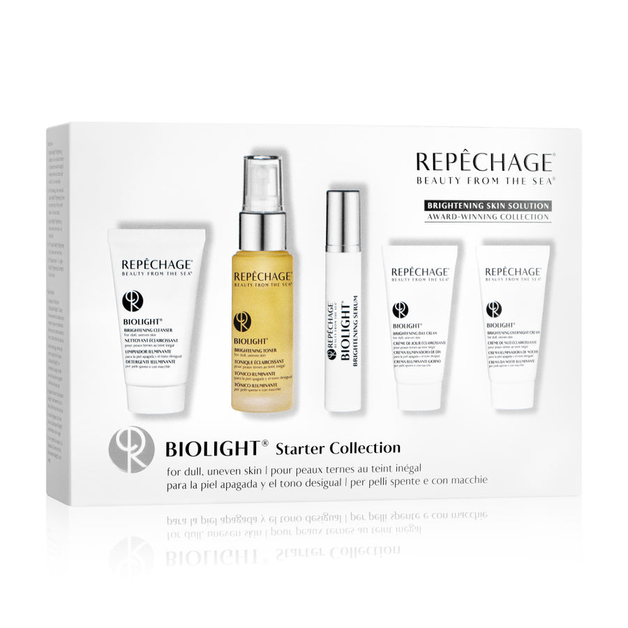 مجموعة BIOLIGHT® الأساسية للبشرة الباهتة وغير متجانسة اللون