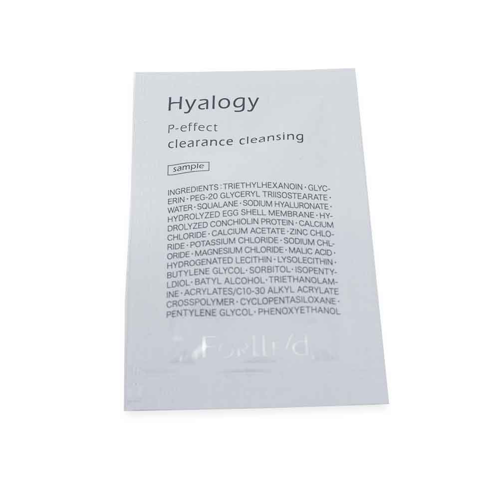 Hyalogy P Effect Clear Cleansing-Samples
