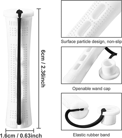 فافات لبيرم الشعر (٦٠ حبة) ٠.٦٣ انش باللون الأبيض
