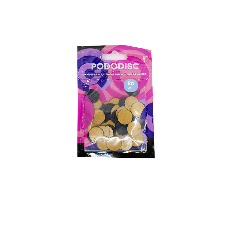 Refill Pads For Pedicure Disc  Small  80 Grit (15 Mm)