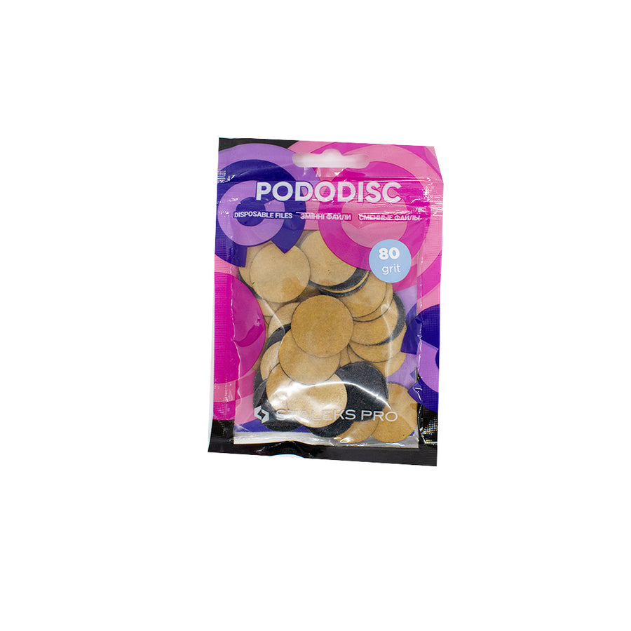Refill Pads For Pedicure Disc  Medium  80 Grit (20 Mm)