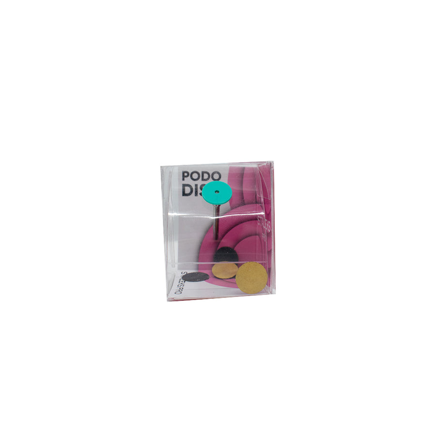 Plastic Pedicure Disc Disposable File X-Small 180 Grit  (10 Mm)