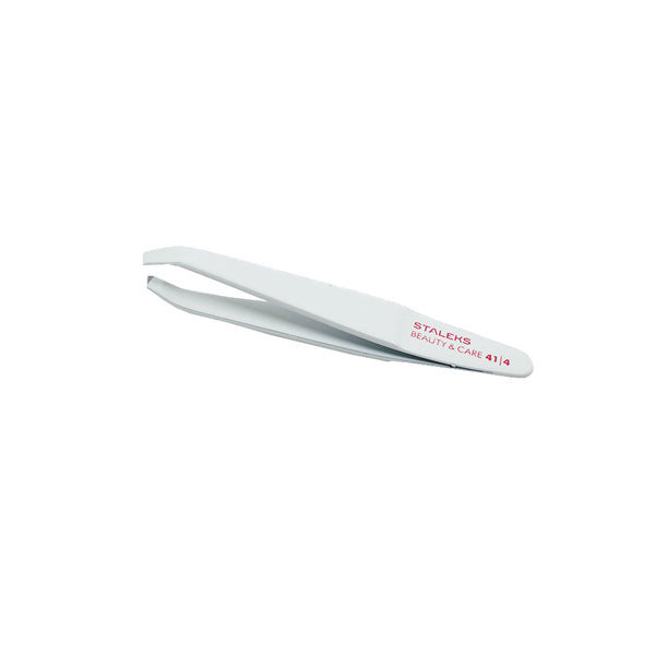 Eyebrow Tweezers Beauty & Care 41 Type 4 (Slant), White Colour
