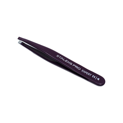 Eyebrow Tweezers Expert 11 Type 4 (Slant) Purple Colour