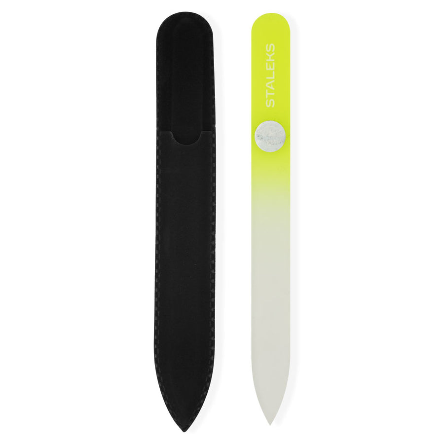 Nail File Glass In Plastic Case Beauty & Care 13 128 Mm